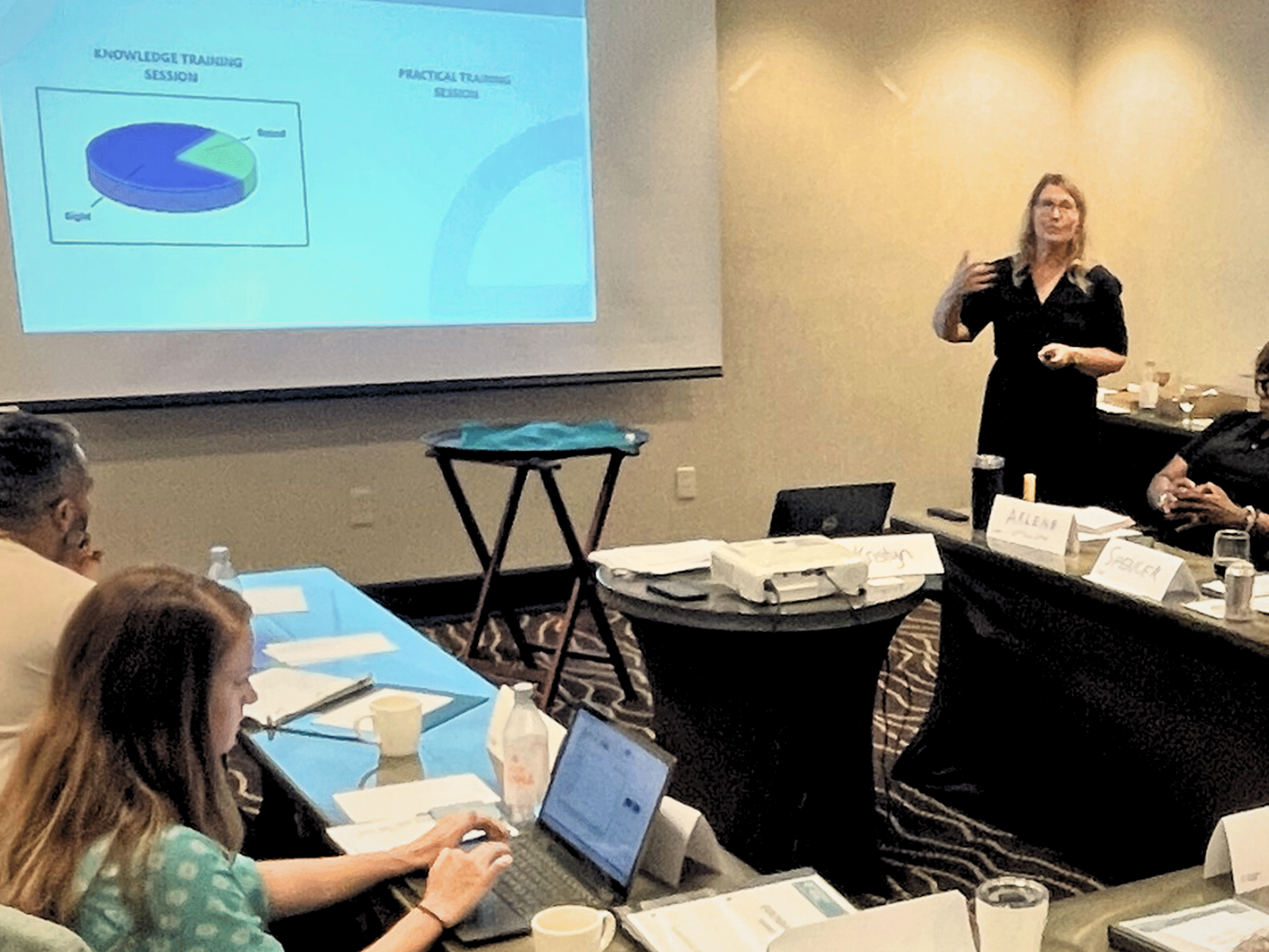 Freeman Group Trainer facilitating Freeman Groups Train the Trainer Certification Program ITS.